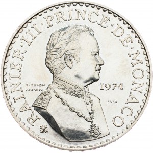 Monaco, 50 Francs 1974, ESSAI