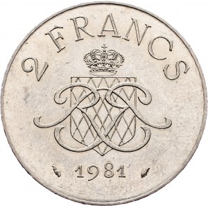 Monaco, 2 Francs 1981