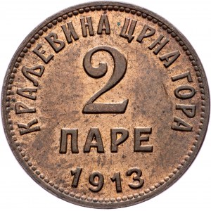Montenegro, 2 Pare 1913