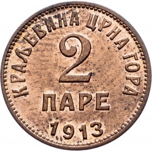 Montenegro, 2 Pare 1913