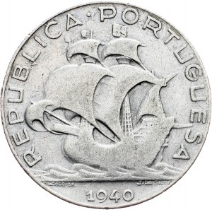 Portugal, 2.50 Escudos 1940