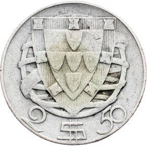 Portugal, 2.50 Escudos 1940