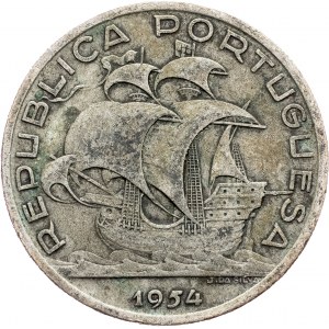 Portugal, 10 Escudos 1954