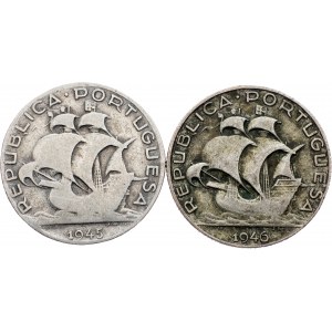 Portugal, 2.50 Escudos 1945, 1946