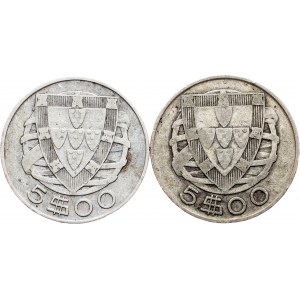 Portugal, 5 Escudos 1946, 1947