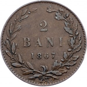 Romania, 2 Bani 1867