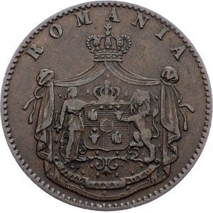 Romania, 5 Bani 1867