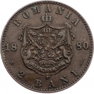 Romania, 2 Bani 1880