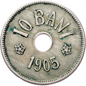 Romania, 10 Bani 1905