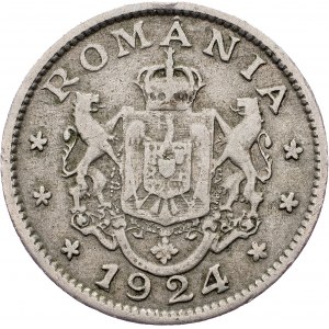 Romania, 1 Leu 1924