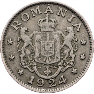 Romania, 1 Leu 1924