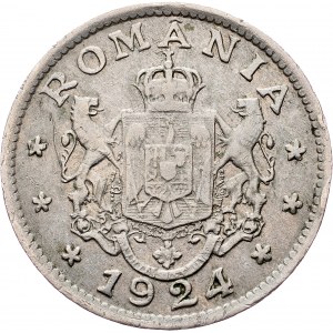 Romania, 1 Leu 1924