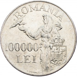Romania, 100000 Lei 1946