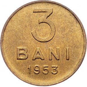 Romania, 3 Bani 1953
