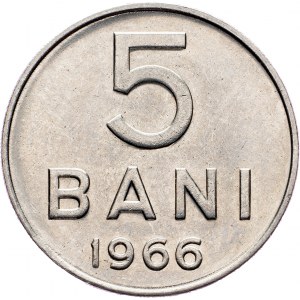 Romania, 5 Bani 1966