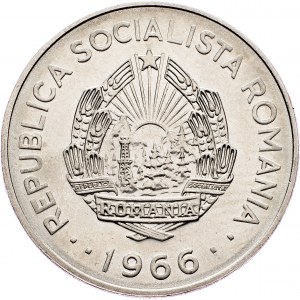 Romania, 1 Leu 1966