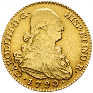 Charles IV., 2 Escudos 1790, Madrid