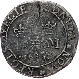 Sweden, 1 Mark 1591, Stockholm