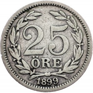 Sweden, 25 Ore 1899