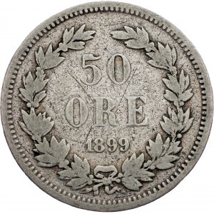 Sweden, 50 Ore 1899