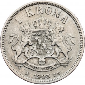Sweden, 1 Krona 1903