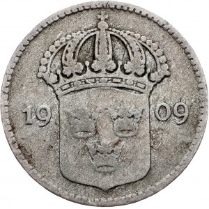 Sweden, 10 Ore 1909