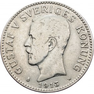 Sweden, 1 Krona 1913