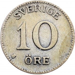 Sweden, 10 Ore 1916