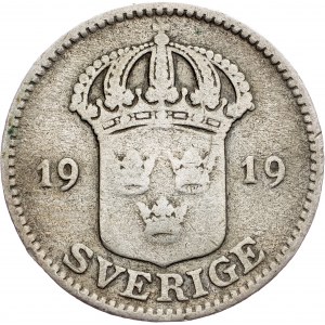 Sweden, 25 Ore 1919