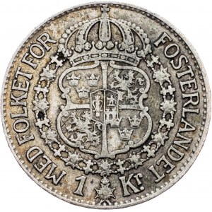 Sweden, 1 Krona 1934