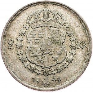 Sweden, 2 Kronor 1944