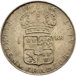 Sweden, 1 Krona 1966