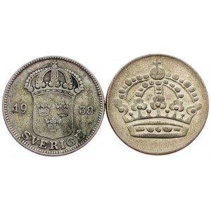 Sweden, 50 Ore 1938, 1954