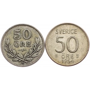 Sweden, 50 Ore 1938, 1954