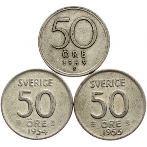 Sweden, Lot 1949-1954