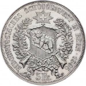 Switzerland, 5 Francs 1875, Bern