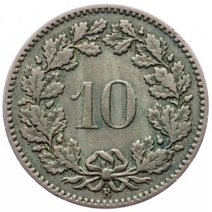 Switzerland, 10 Rappen 1882, Bern