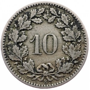Switzerland, 10 Rappen 1883, Bern