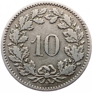 Switzerland, 10 Rappen 1884, Bern