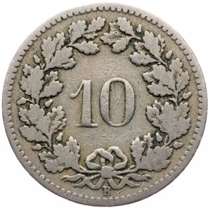 Switzerland, 10 Rappen 1885, Bern