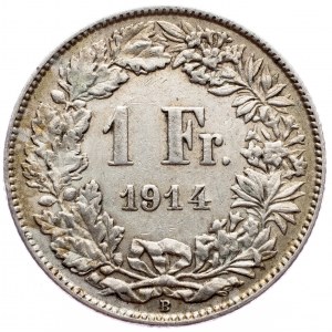 Switzerland, 1 Franc 1914, Bern
