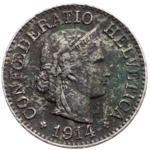 Switzerland, 10 Rappen 1914, Bern