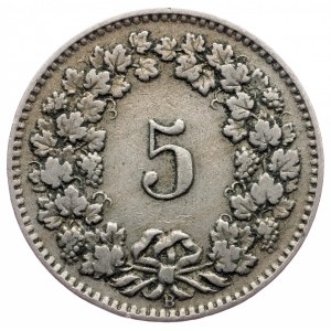Switzerland, 5 Rappen 1917, Bern