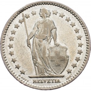 Switzerland, 2 Francs 1921, Bern