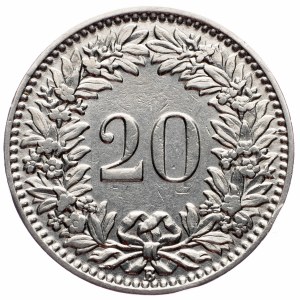 Switzerland, 20 Rappen 1926, Bern