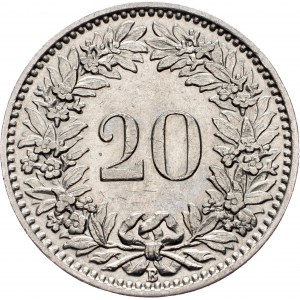 Switzerland, 20 Rappen 1927, Bern