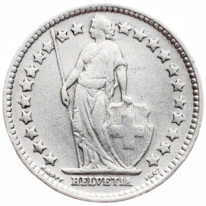 Switzerland, 1/2 Franc 1929, Bern