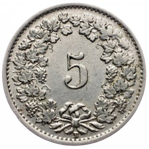 Switzerland, 5 Rappen 1932, Bern