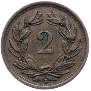 Switzerland, 2 Rappen 1932, Bern