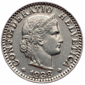 Switzerland, 20 Rappen 1938, Bern